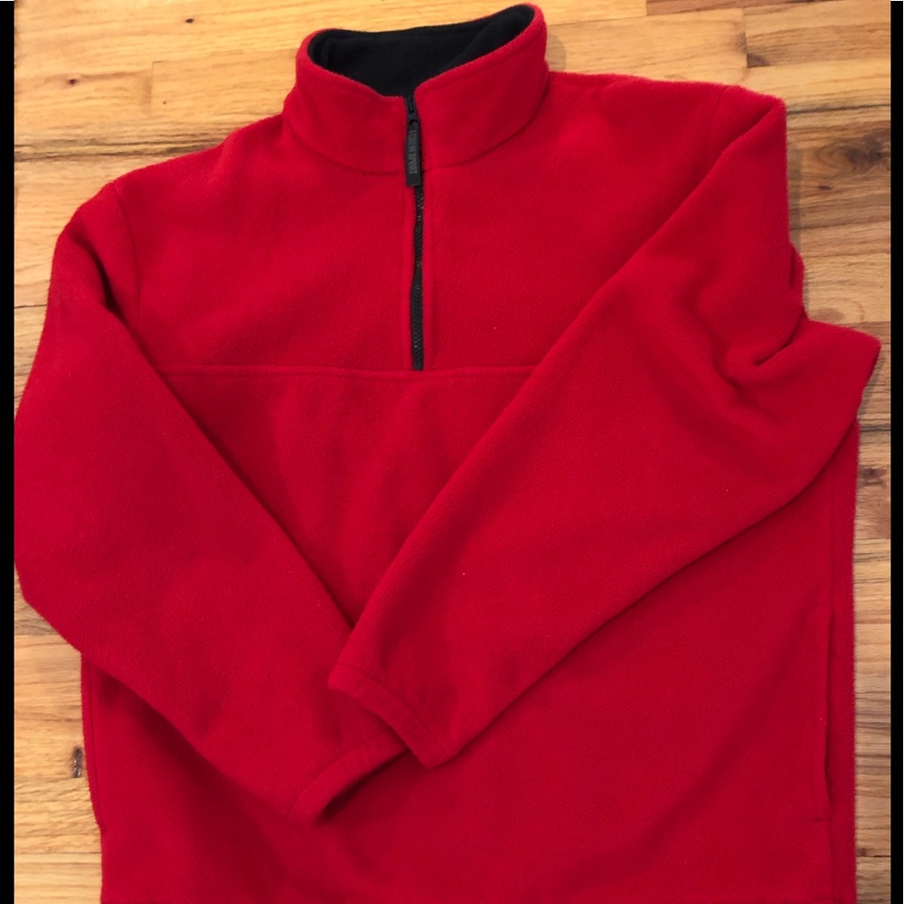 JCrew Sport men’s half zip fleece